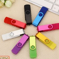 彩色旋转U盘 定制企业LOGO 天津礼品公司 商务礼品会议礼品客户拜访礼品定制LOGO