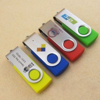 彩色旋转U盘 定制企业LOGO 天津礼品公司 商务礼品会议礼品客户拜访礼品定制LOGO