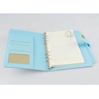 天蓝色方纹创意笔记本