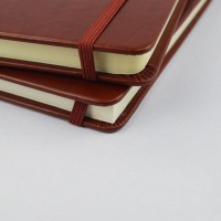 棕色橡皮绑带笔记本