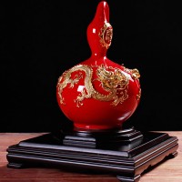 漆线雕小葫芦 送老外中国风特色礼品 生日祝寿 摆件工艺礼品