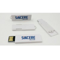 迷你超薄小型U盘 推拉款创意U盘 广告礼品 展会礼品 宣传礼品 会议纪念礼品