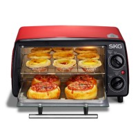 SKG 电烤箱12L家用多功能迷你烘培面包蛋糕小烤箱 员工福利礼品