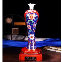 鸿福齐天景泰蓝花瓶收藏工艺生日礼品送老外送领导老长辈礼品公司