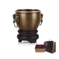 吉祥福海鎏金铜缸高档摆件高档商务礼品送客户礼品