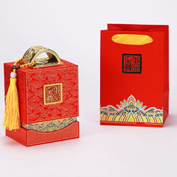 http://mllipin.com/御品至尊两瓷罐黄瓷、红瓷茶叶罐 高档茶叶礼盒 