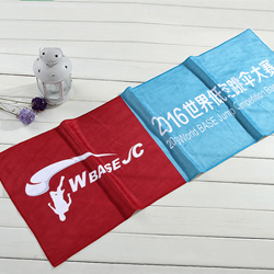 超细纤维加长运动毛巾定做 运动赛事礼品定制 活动纪念礼品定做