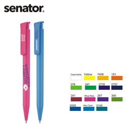 senator德国Super hit 2883实色磨砂中性水笔 签字笔企业展会宣传广发礼品