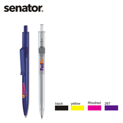 senator德国Centrix2707透明中性水笔广告宣传签字笔企业展会广告礼品公司