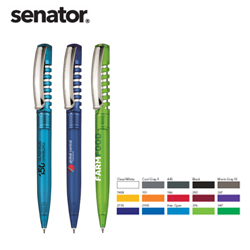 SENATOR 德国New spring2410实色金属笔夹中性水笔 展会促销礼品笔公司