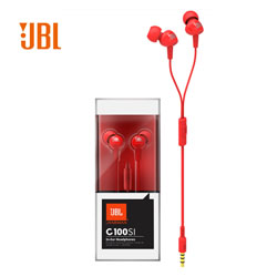 JBL C100SI轻盈耳机入耳式 立体声Hifi重低音音乐耳机企业展会礼品商务礼品定制