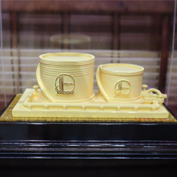 中国石化绒沙金机械工艺模型定制产品模型定制企业纪念收藏礼品定制